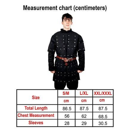 Medieval Brigandine with Steel Plates-GoblinSmith