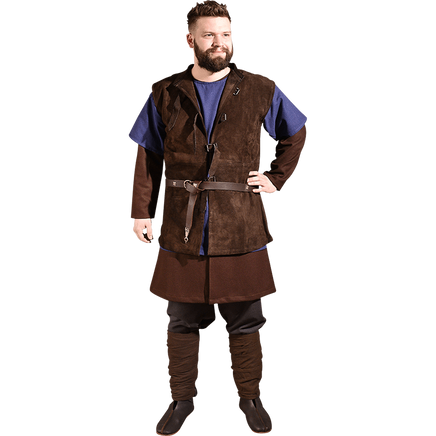 Orthello Suede Leather Vest-GoblinSmith