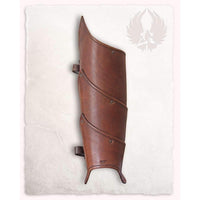 Alistair Leather Greaves-GoblinSmith