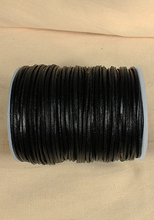 Leather Cord Square Creativa 2mx2,8mm Black-GoblinSmith