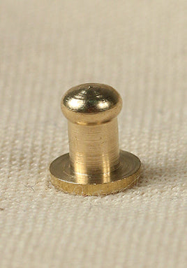 Button Rivet 5x, 7,6 x 4,5mm, M3, Brass-GoblinSmith