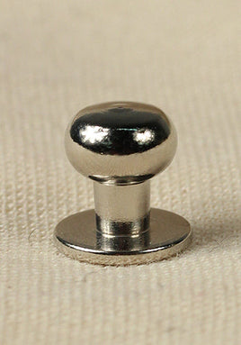 Button Rivet 5x, 9,7 x 8,0mm, M3, Brass/Nickel-GoblinSmith