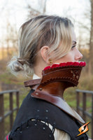Noble Leather Bevor-GoblinSmith