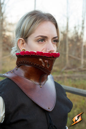 Noble Leather Bevor-GoblinSmith