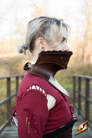 Noble Leather Bevor-GoblinSmith