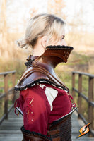 Noble Leather Bevor-GoblinSmith