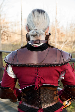 Noble Leather Bevor-GoblinSmith