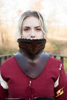 Noble Leather Bevor-GoblinSmith