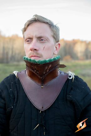 Noble Leather Bevor-GoblinSmith