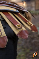 Roman Shoulder Armour - Brown-GoblinSmith