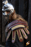 Roman Shoulder Armour - Brown-GoblinSmith