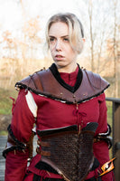 Noble Leather Gorget-GoblinSmith