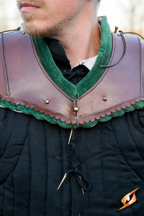 Noble Leather Gorget-GoblinSmith