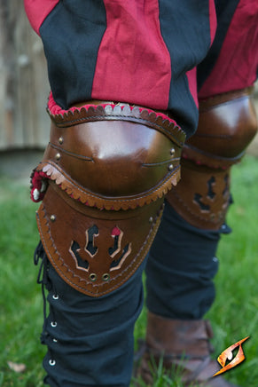 Noble Leather Poleyns-GoblinSmith