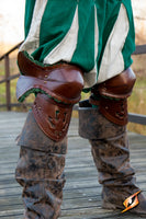 Noble Leather Poleyns-GoblinSmith