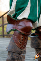 Noble Leather Poleyns-GoblinSmith
