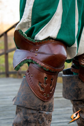 Noble Leather Poleyns-GoblinSmith