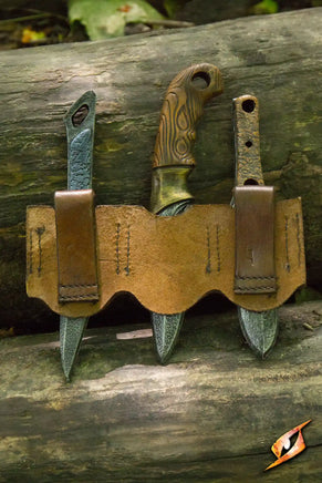 Rogue Knife Set & Holder-GoblinSmith