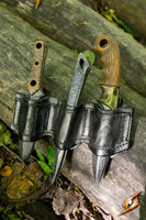 Rogue Knife Set & Holder-GoblinSmith