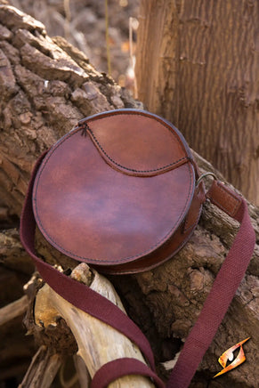Round Leather Bag-GoblinSmith