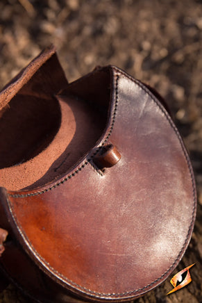 Round Leather Bag-GoblinSmith