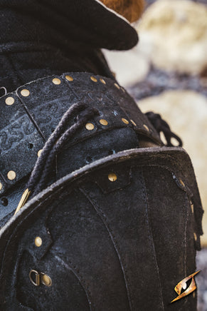 Woodsman Suede Shoulder Armour-GoblinSmith