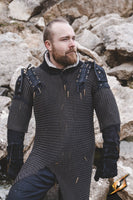 Woodsman Suede Shoulder Armour-GoblinSmith