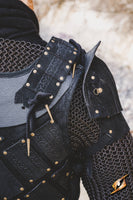 Woodsman Suede Shoulder Armour-GoblinSmith