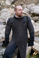 Woodsman Suede Shoulder Armour-GoblinSmith