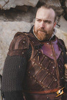 Woodsman Suede Shoulder Armour-GoblinSmith