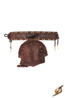 Woodsman Suede Shoulder Armour-GoblinSmith