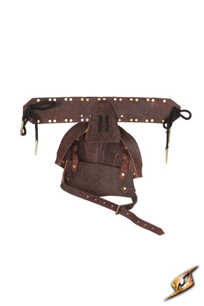 Woodsman Suede Shoulder Armour-GoblinSmith