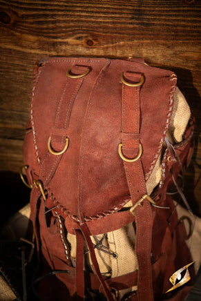 Adventurer Backpack - Suede-GoblinSmith
