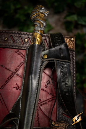 Wand Shoulder Holster - Faux Leather-GoblinSmith
