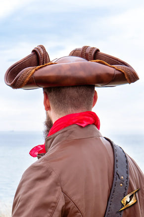 Pirate Hat - Faux Leather-GoblinSmith