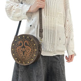 Viking Style Embossed Belt Bag-GoblinSmith
