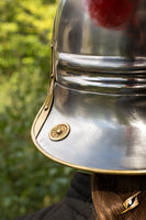 Galea Roman Helmet w. Plume-GoblinSmith