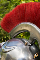 Galea Roman Helmet w. Plume-GoblinSmith