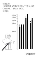 Double Wedge Pole Pack-GoblinSmith