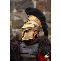 Corinthian Helmet W/Plume-GoblinSmith