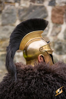 Corinthian Helmet w/Plume-GoblinSmith