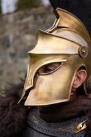 Corinthian Helmet w/Plume-GoblinSmith