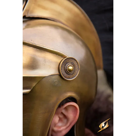 Corinthian Helmet W/Plume-GoblinSmith