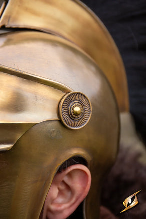 Corinthian Helmet w/Plume-GoblinSmith