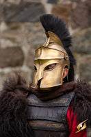 Corinthian Helmet w/Plume-GoblinSmith