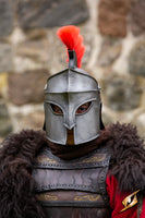Corinthian Helmet w/Plume-GoblinSmith