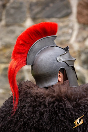 Corinthian Helmet w/Plume-GoblinSmith