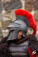 Corinthian Helmet w/Plume-GoblinSmith