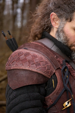 Ranger Shoulders - Suede-GoblinSmith