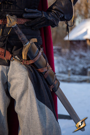Sword Belt Hanger - Faux Leather-GoblinSmith